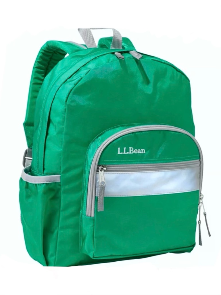 L.L. Bean Junior Original Bookpack Backpack, 17 L In Kelly Green